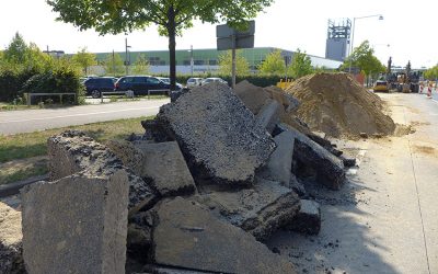 Kanalarbeiten: Jetzt wird gebaggert