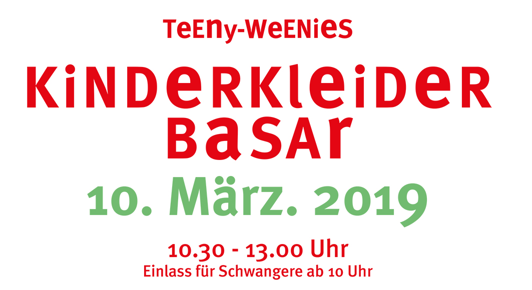 Teeny Weenies laden zum Basar