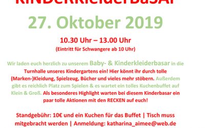 Kinderkleiderbasar bei den Teeny Weenies