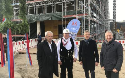 Richtfest fürs Torhaus