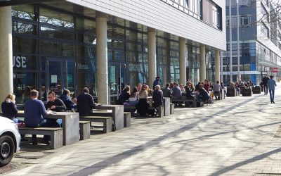 Frühlingserwachen auf der Plaza