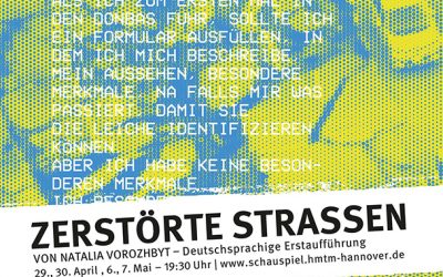 Studiotheater an der Plaza spielt „Zerstörte Straßen“