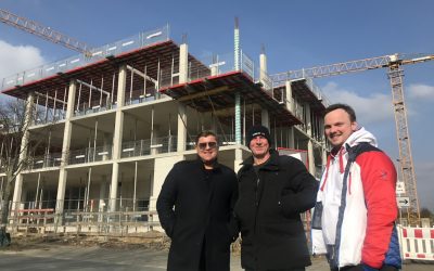 Baustellenbesuch bei The Close