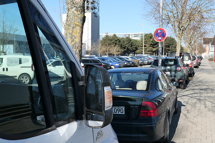 Parkplatznot im Expo Park