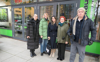 Besuch aus London der Expo wegen