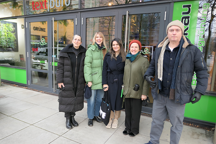 Besuch aus London der Expo wegen