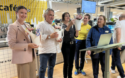 Kreative Expo Lounge bei IKEA
