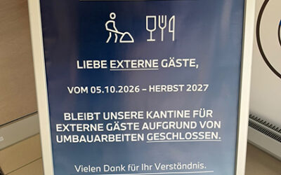 BMW-Kantine bis Herbst 2027 dicht