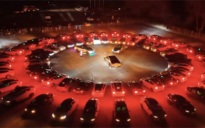 Tesla-Leuchten an der Plaza?